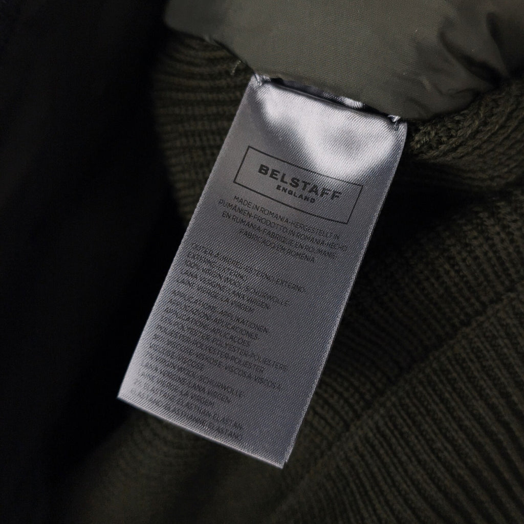 BELSTAFF Men's Khaki/Grey Heavyweight Wool Hybrid Jacket