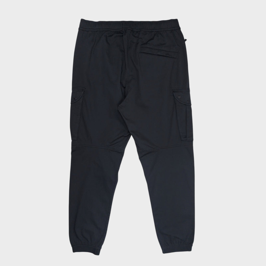 STONE ISLAND Men's Navy Blue RE-T Cargo Trousers