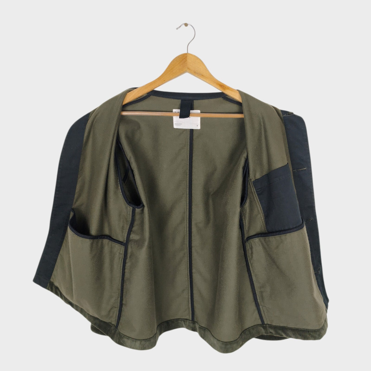 MHL MARGARET HOWELL Men's Dark Green Heavyweight Corduroy Chore Jacket