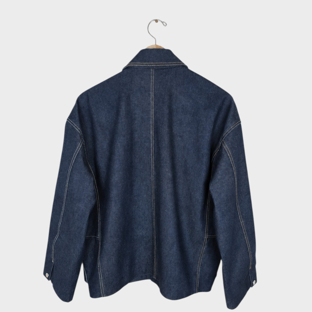 PUBLIC TOKYO Men's Made in Japan Blue Denim Blouson Jacket