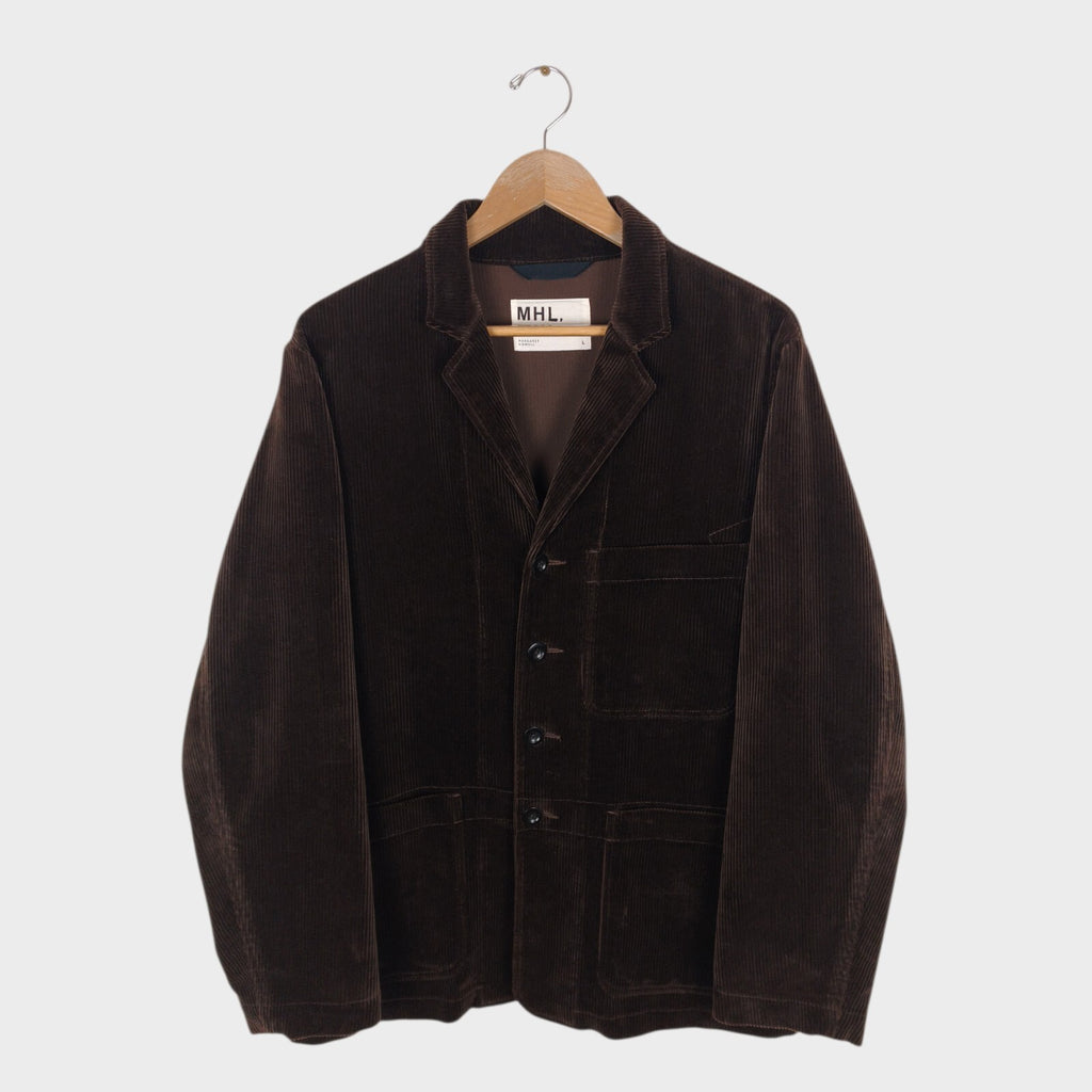 MHL MARGARET HOWELL Men's Brown Heavyweight Corduroy Chore Jacket