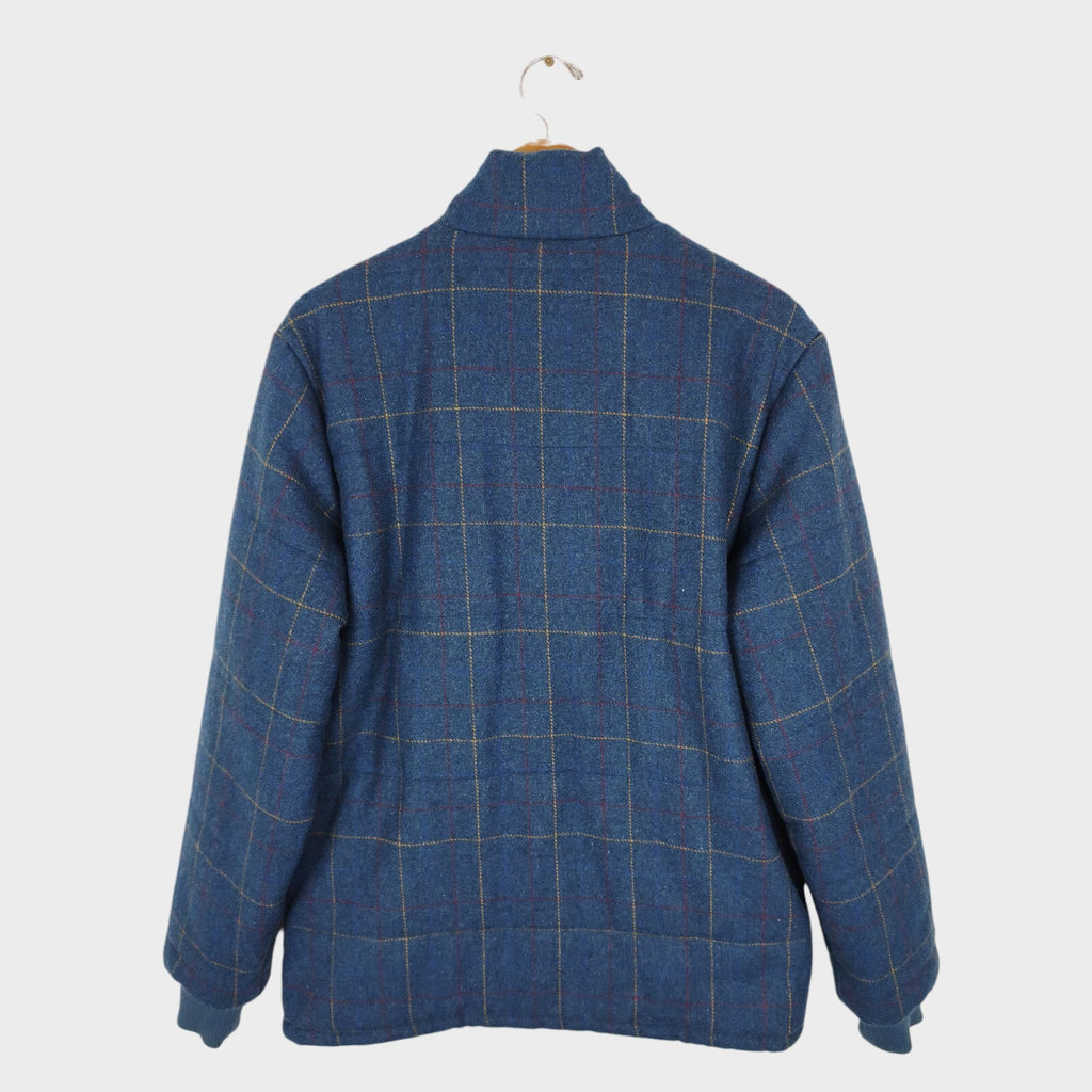 ADSUM Men's Blue Check NK Wool Blend Padded Jacket