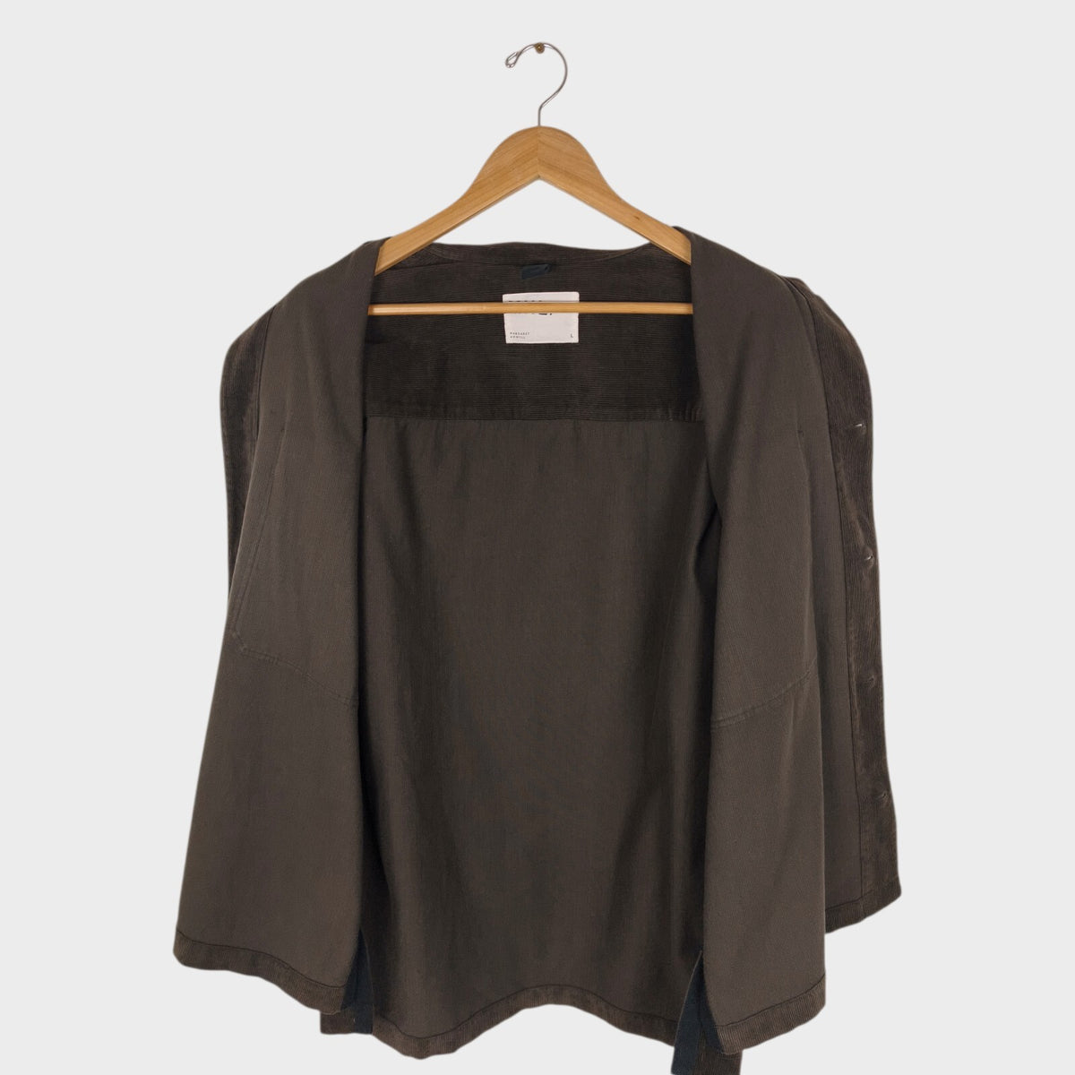 MHL MARGARET HOWELL Men's Dark Brown Corduroy Overshirt