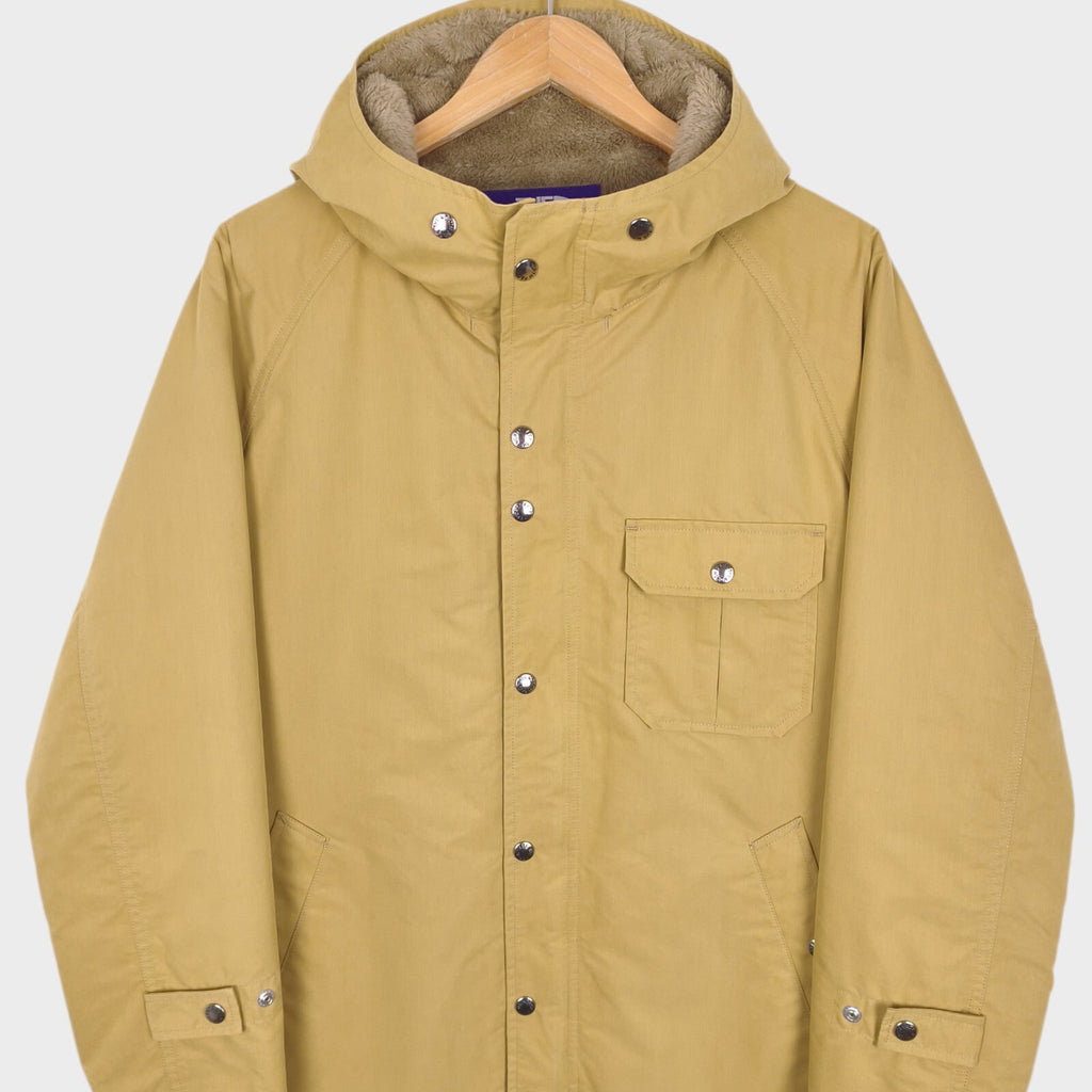 THE NORTH FACE PURPLE LABEL x NANAMICA Men's Ochre Brushed Insulation Lining Parka Jacket