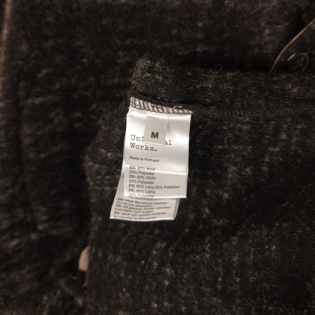 UNIVERSAL WORKS Men's Marble Wool Fleece Cardigan