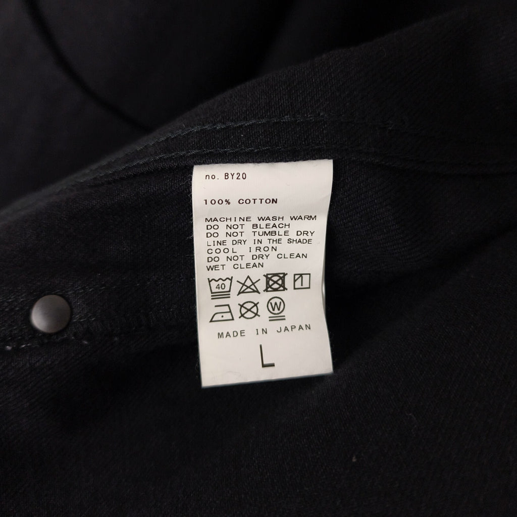EDIFICE Men's Made in Japan Black Selvedge Denim Jacket
