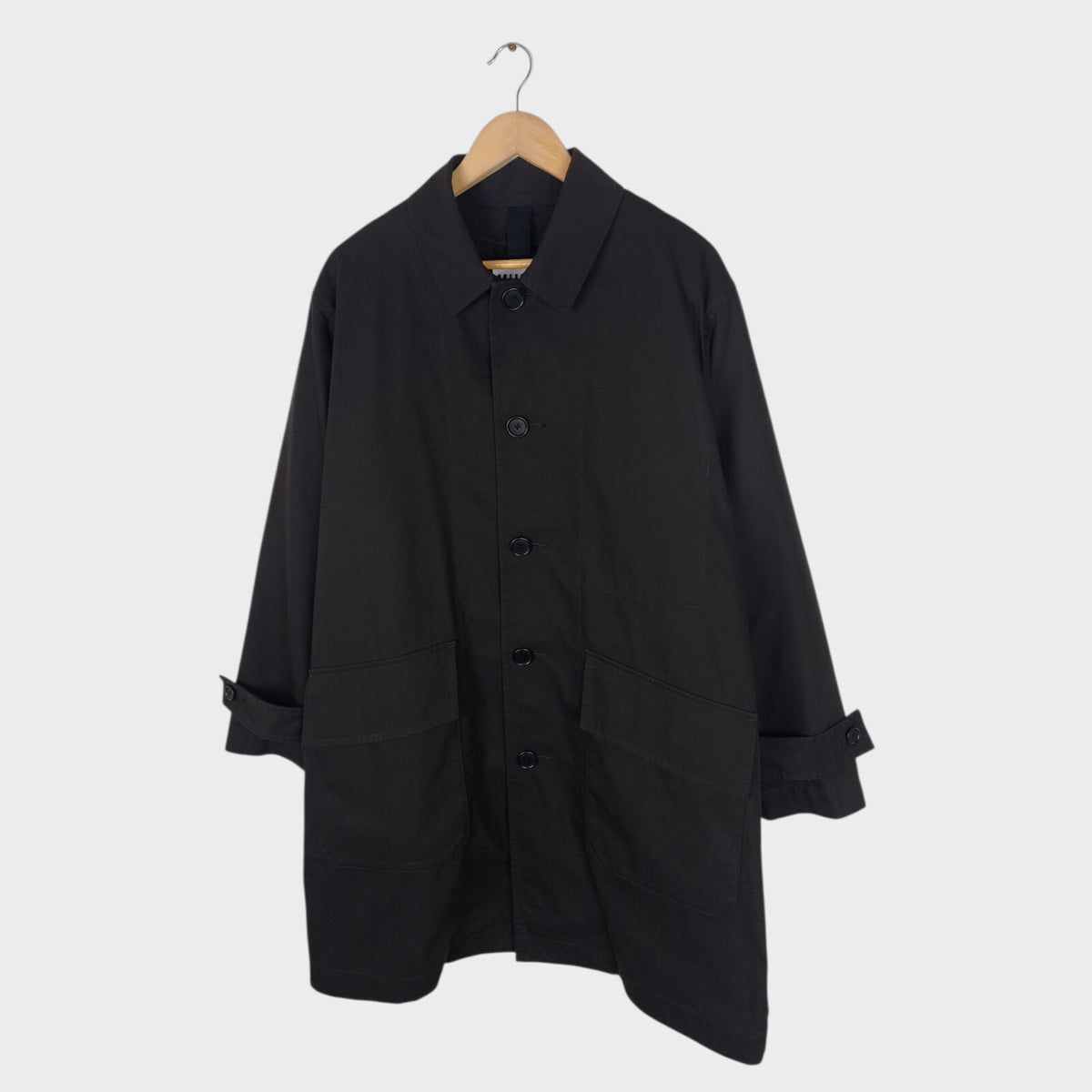 MHL MARGARET HOWELL Men's Black Detachable Down Liner Coat Jacket