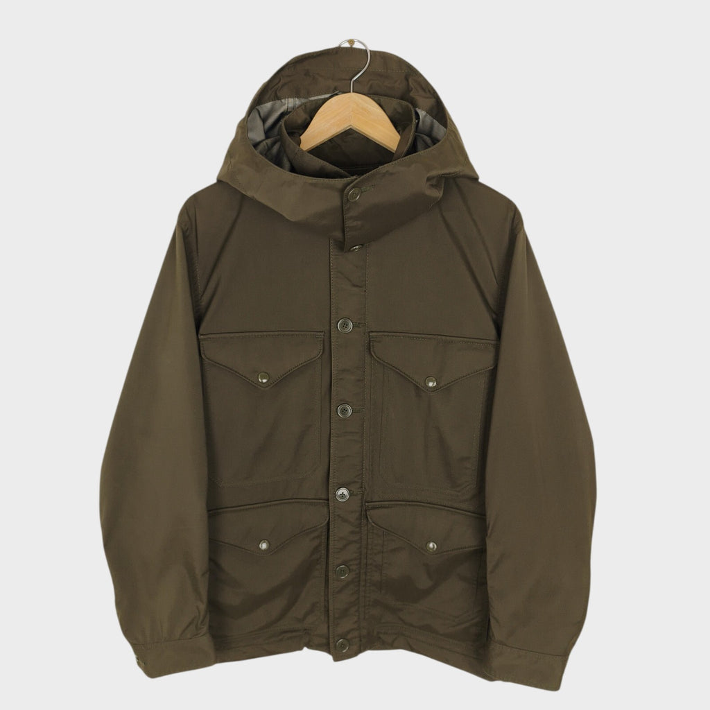 BEAMS PLUS Men's Khaki Green Gore Windstopper Mackinaw Cruiser Jacket