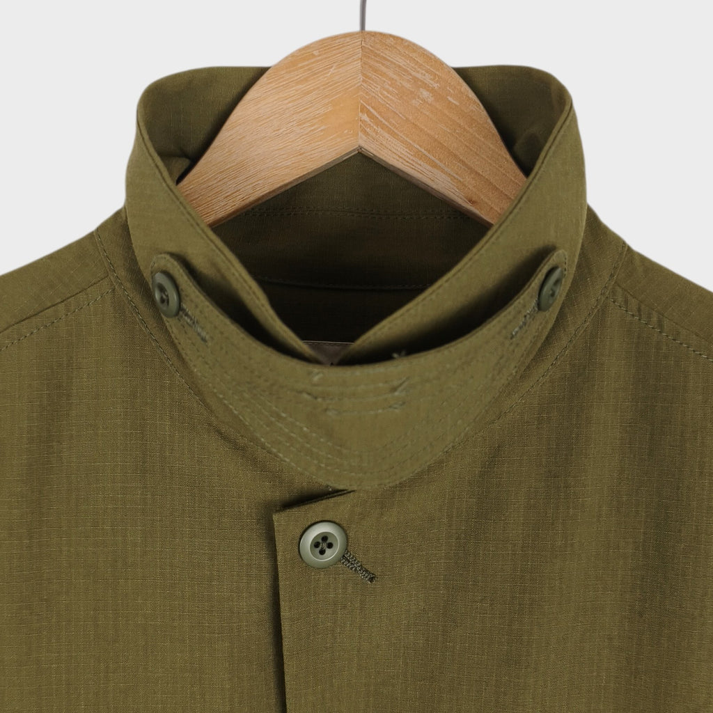 SNOW PEAK Men's Olive Green Takibi Spec Hunting Chore Jacket