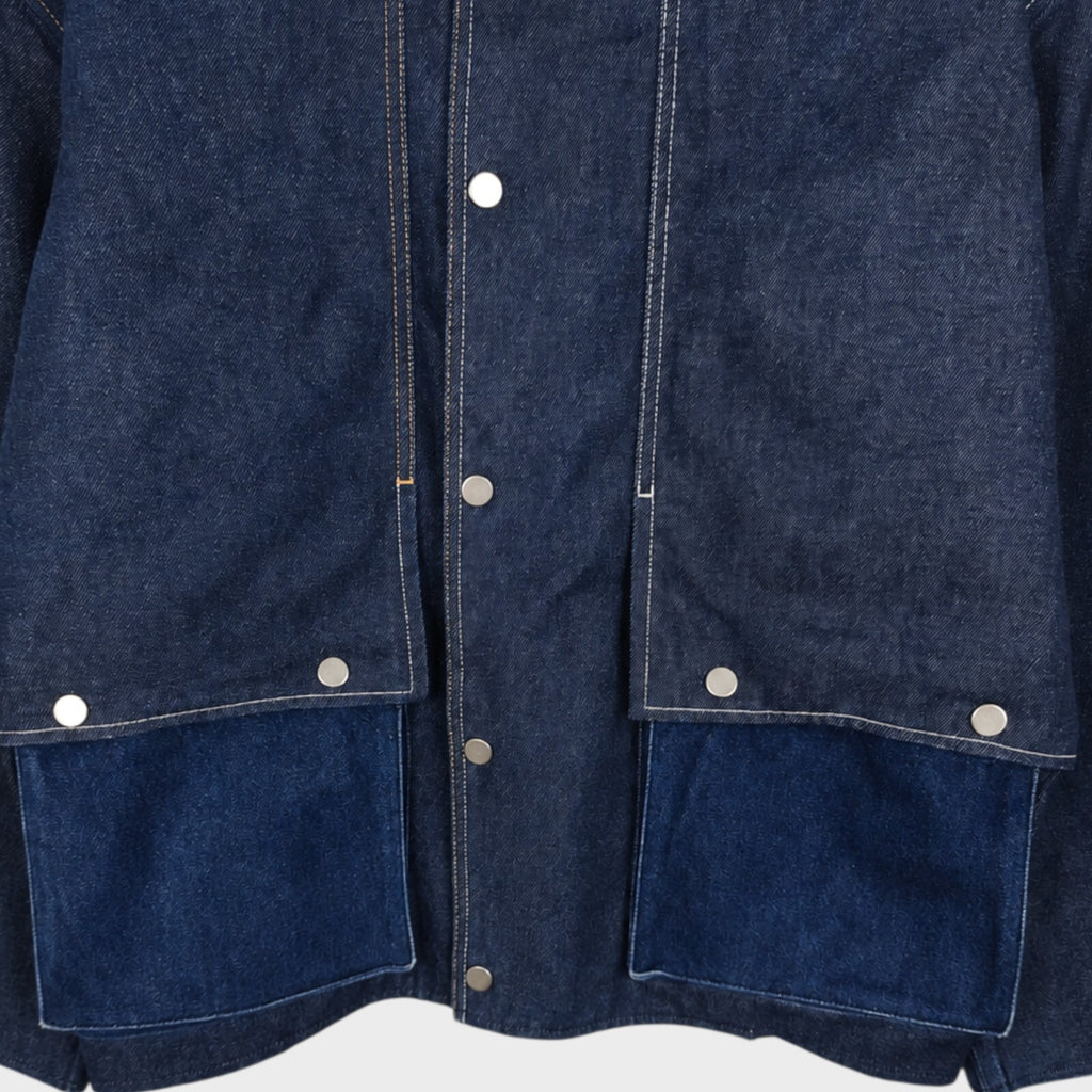 PUBLIC TOKYO Men's Made in Japan Blue Denim Blouson Jacket