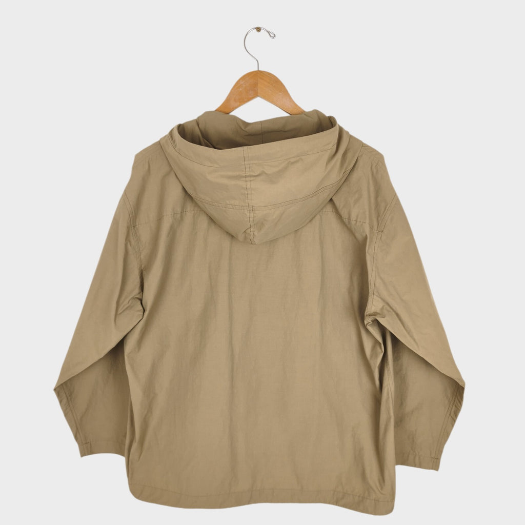 STILL BY HAND Men's Made in Japan Beige Nylon Anorak Smock Jacket
