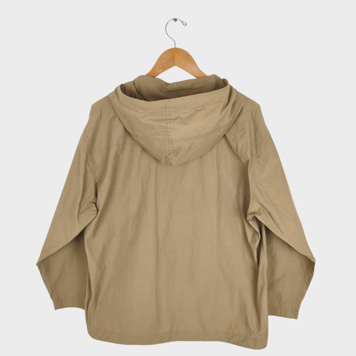 STILL BY HAND Men's Made in Japan Beige Nylon Anorak Smock Jacket