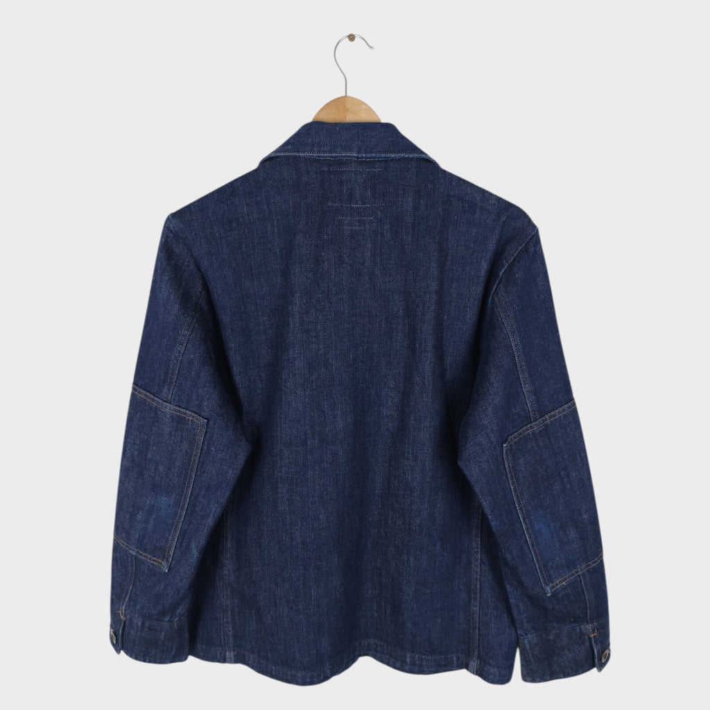 MHL MARGARET HOWELL Men's Canton Overalls Made in Japan Blue Denim Jacket