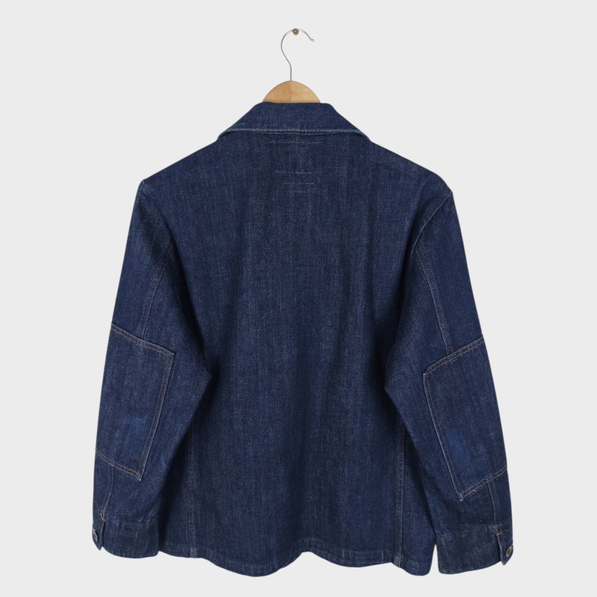 MHL MARGARET HOWELL Men's Canton Overalls Made in Japan Blue Denim Jacket