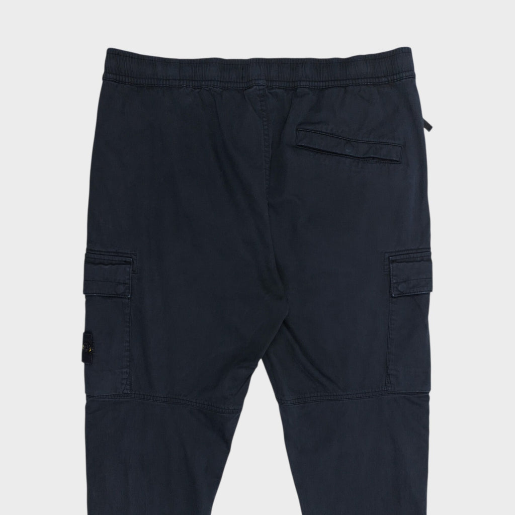 STONE ISLAND Men's Dark Navy Blue RE-T Cargo Trousers