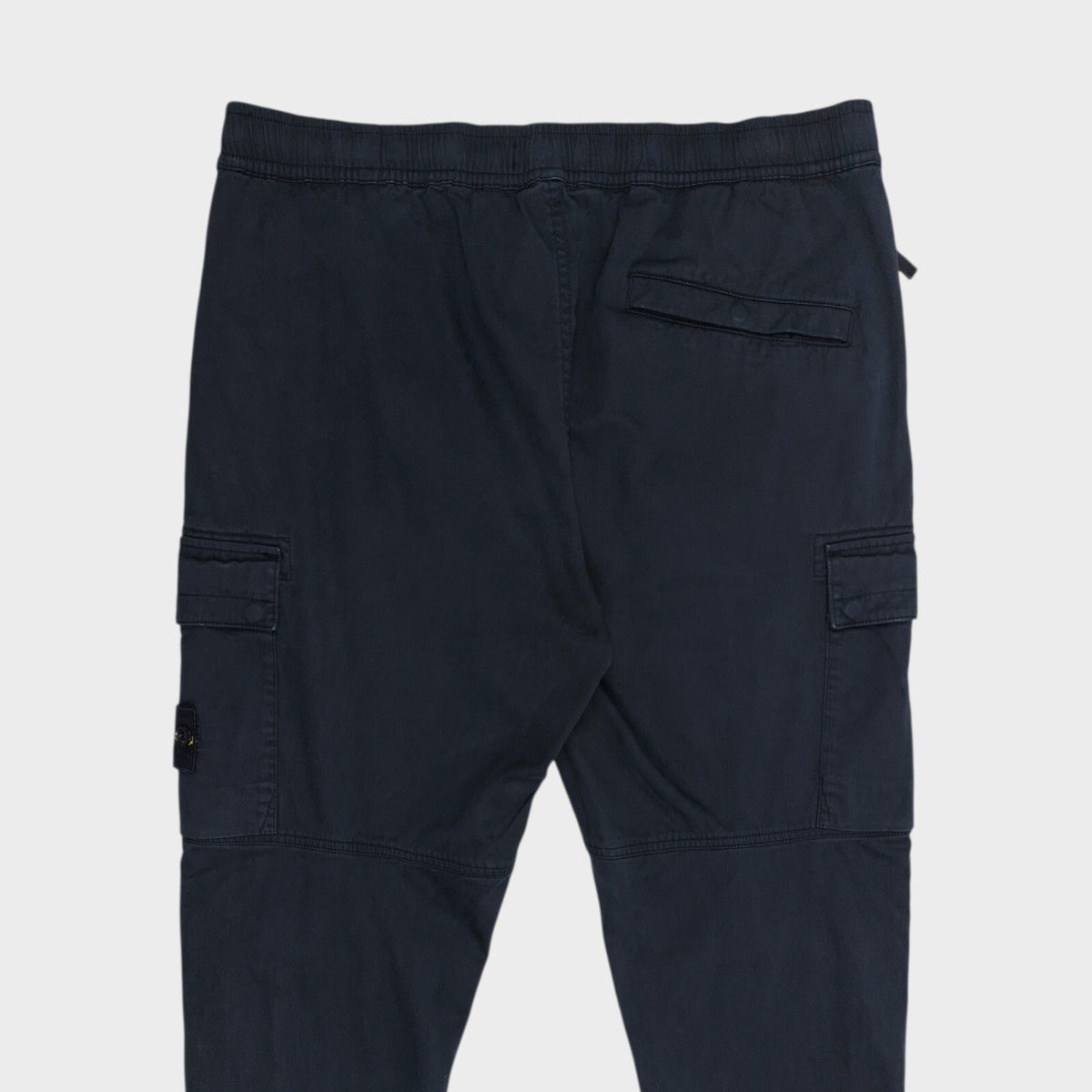 STONE ISLAND Men's Dark Navy Blue RE-T Cargo Trousers