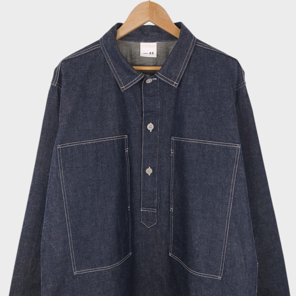 BUZZ RICKSON Men's Made in Japan U.S. Army Denim Pullover Jacket
