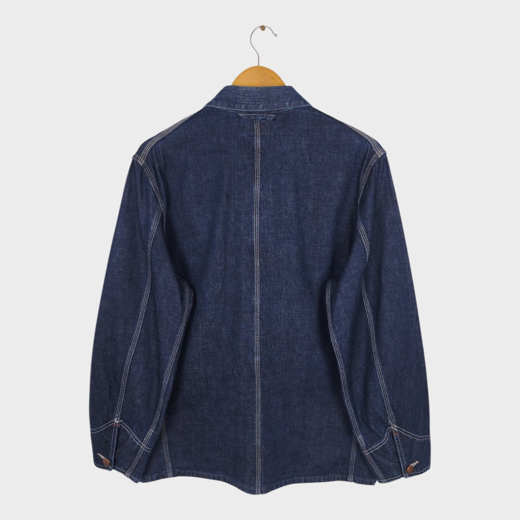 BLUE BLUE JAPAN Men's Made in Japan Blue Denim Chore Jacket