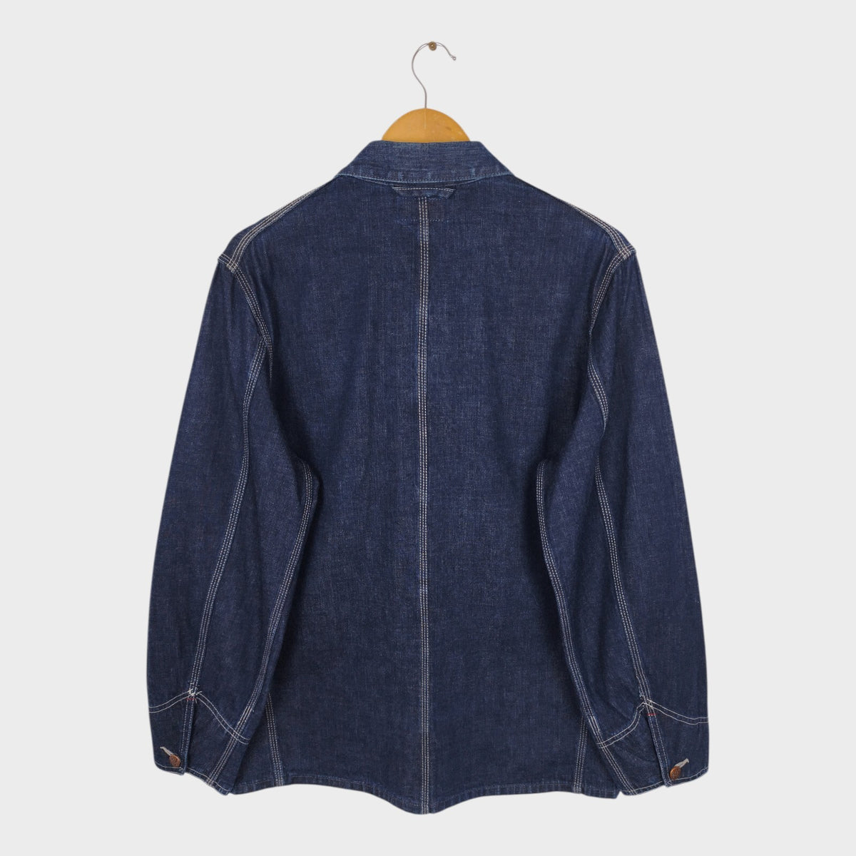 BLUE BLUE JAPAN Men's Made in Japan Blue Denim Chore Jacket