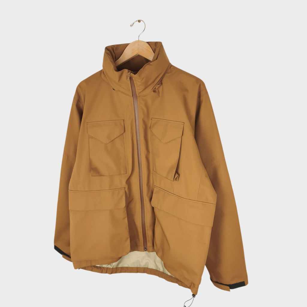 SON OF THE CHEESE Japan Men's Camel Waterproof 3 Layer Parka Jacket