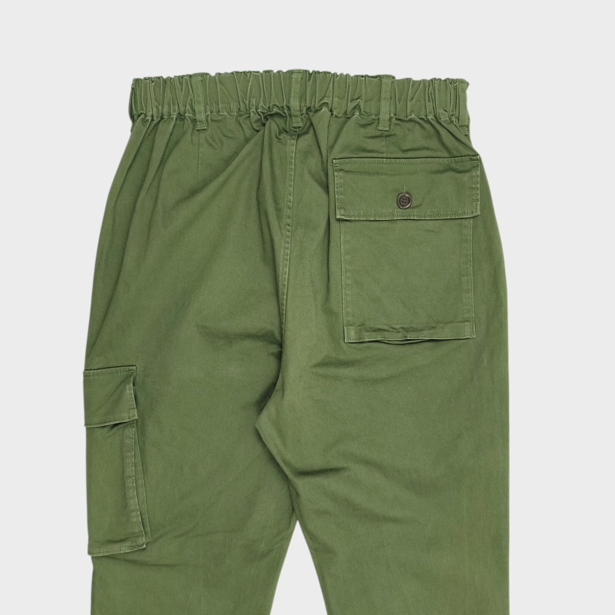 SAGE DE CRET x BEAMS PLUS Men's Green Cargo Trousers
