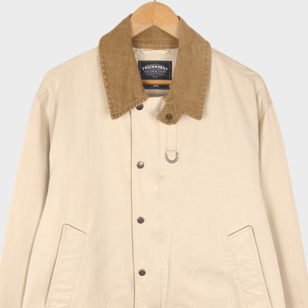 FRIZMWORKS Men's Cream Heritage Hunting Jacket