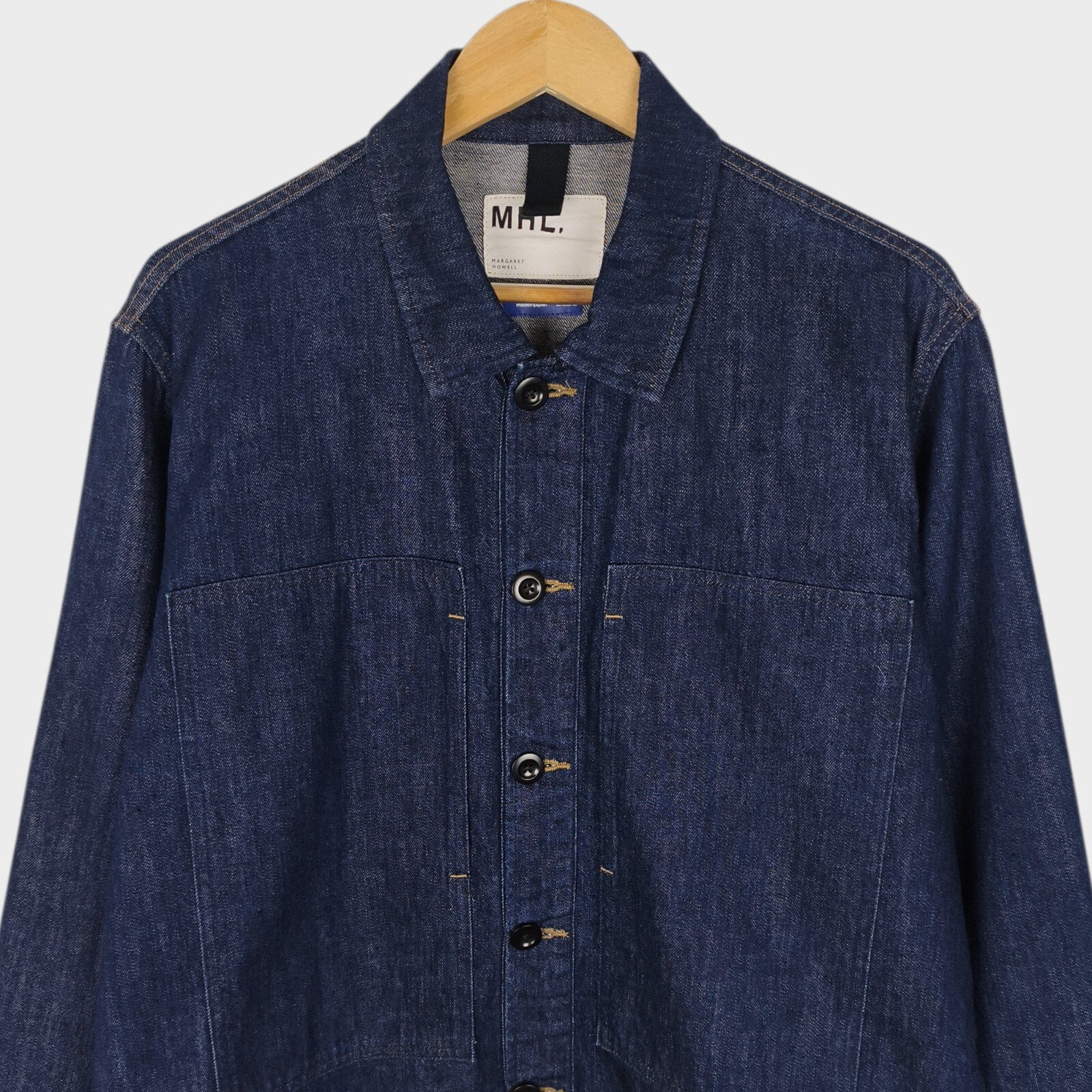 MHL MARGARET HOWELL Men's Canton Overalls Made in Japan Denim Chore Jacket