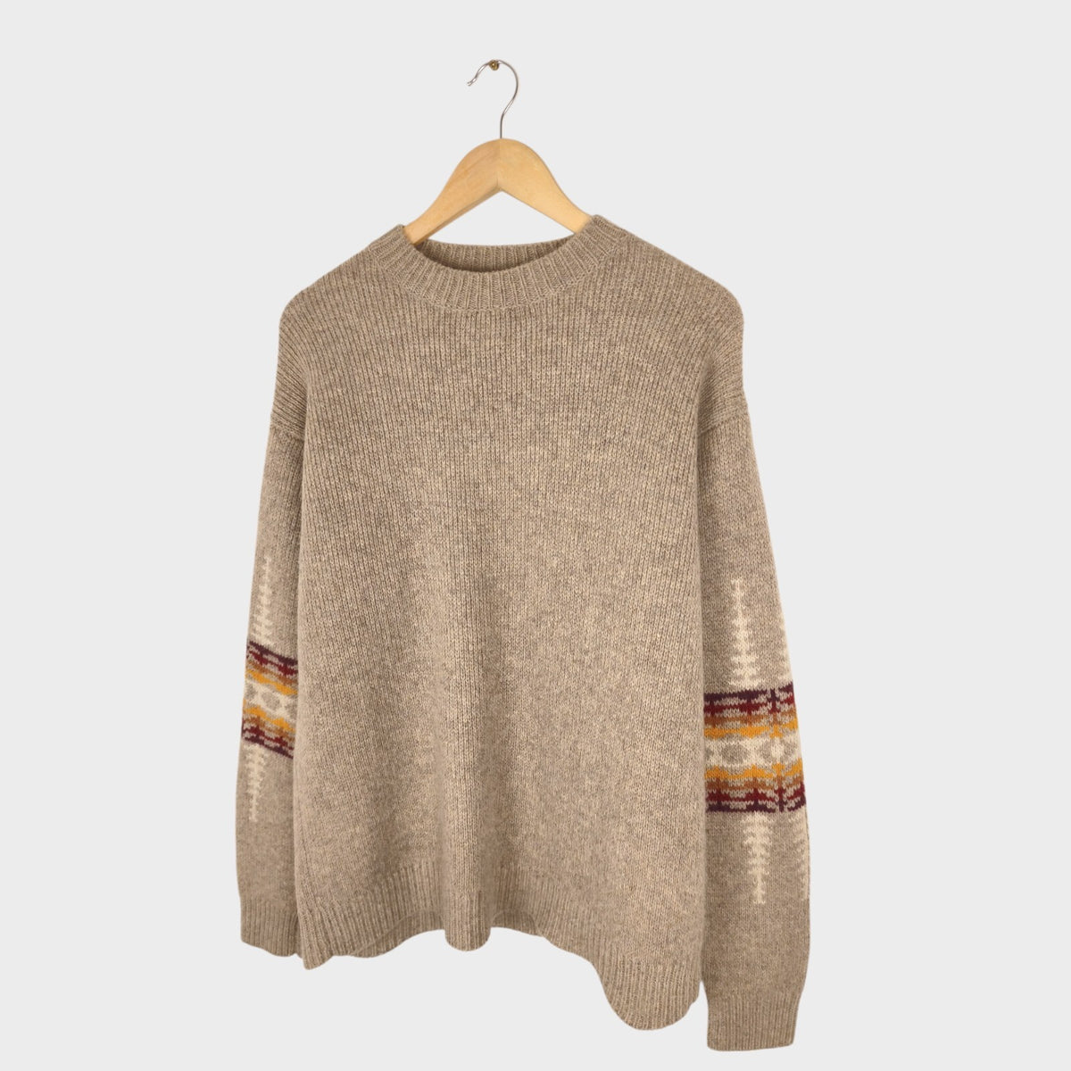 PENDLETON Men's Navajo Jacquard 100% Wool Jumper