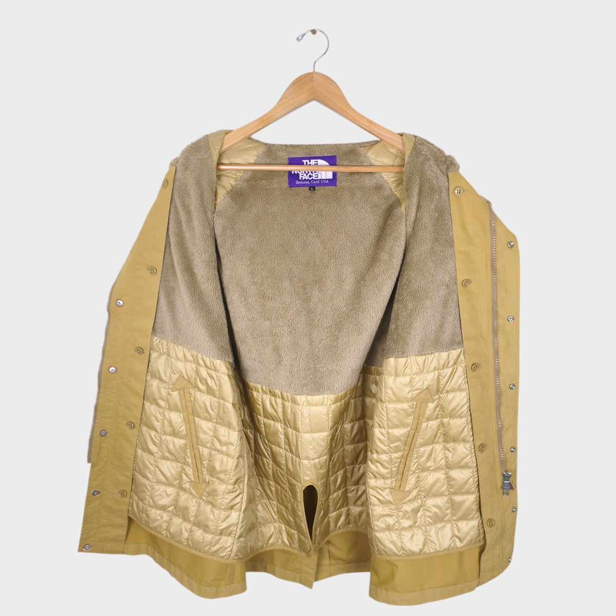 THE NORTH FACE PURPLE LABEL x NANAMICA Men's Ochre Brushed Insulation Lining Parka Jacket