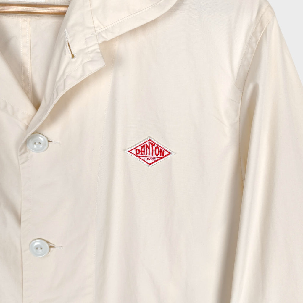 DANTON Men's Ecru Made in Japan 100% Cotton Chore Jacket