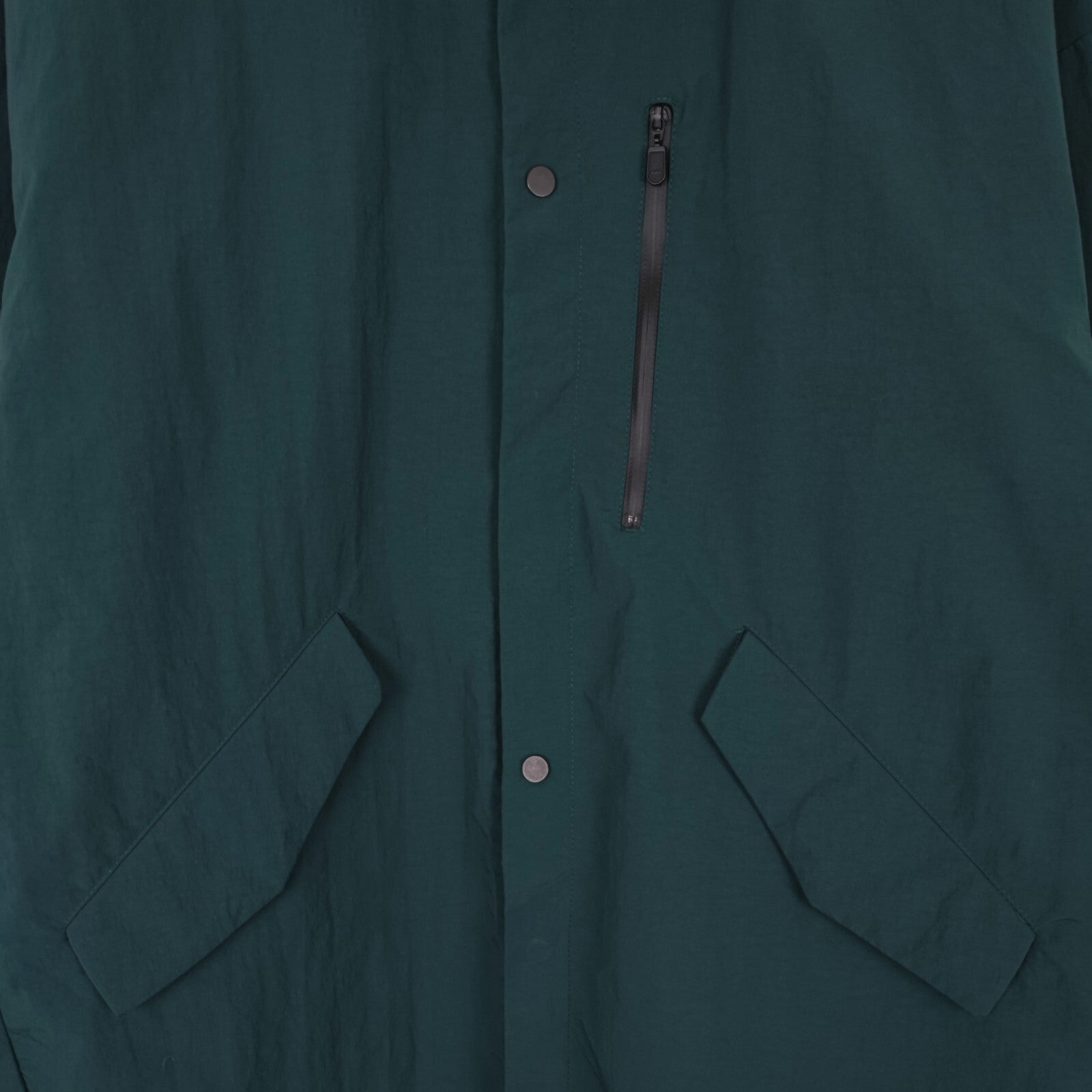 A+ TOKYO Men's Green Made in Japan Nylon Utility Jacket
