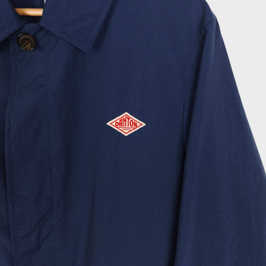 DANTON Men's Made in Japan Navy Blue Nylon Coat Jacket