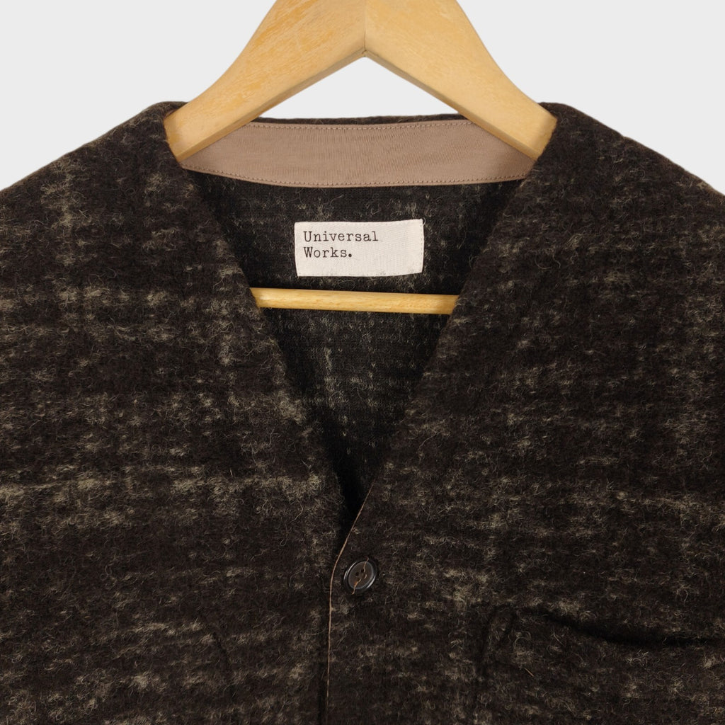 UNIVERSAL WORKS Men's Marble Wool Fleece Cardigan