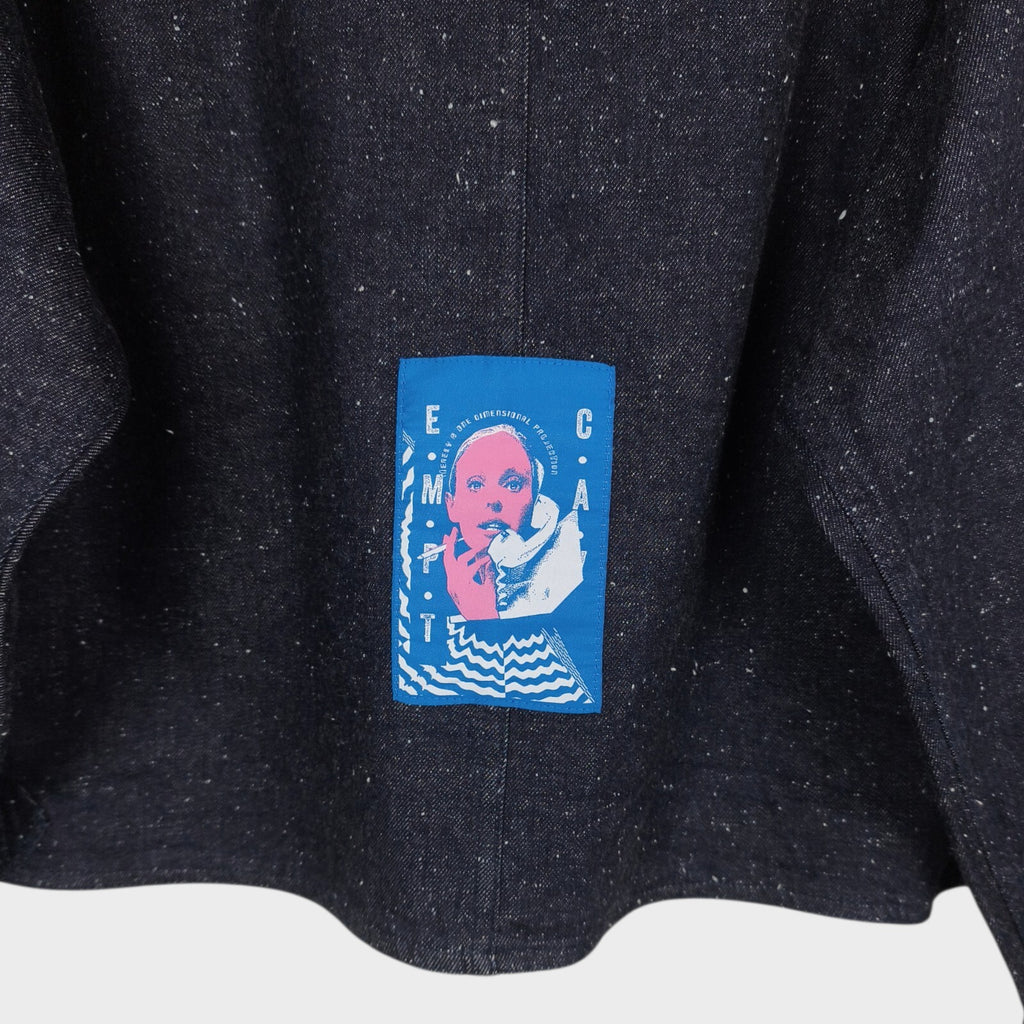 CAV EMPT Men's Made in Japan Blue Nep Denim Trucker Jacket