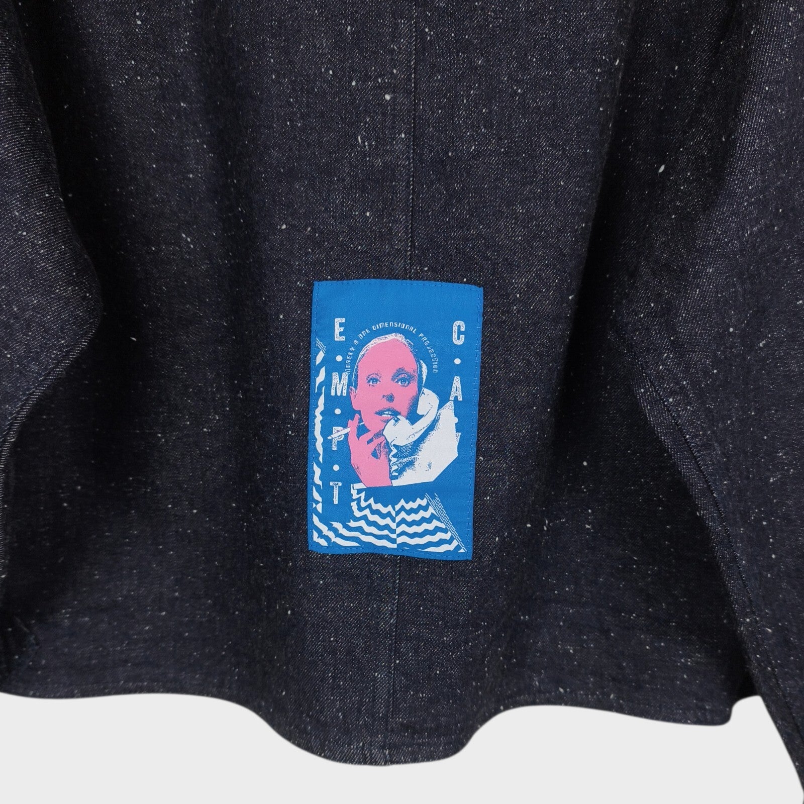 CAV EMPT Men's Made in Japan Blue Nep Denim Trucker Jacket