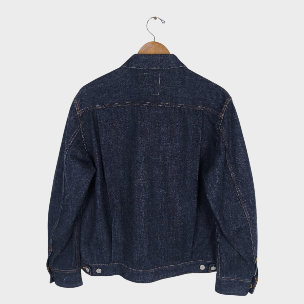 H.UNIT Men's Made in Japan Blue Denim Trucker Jacket