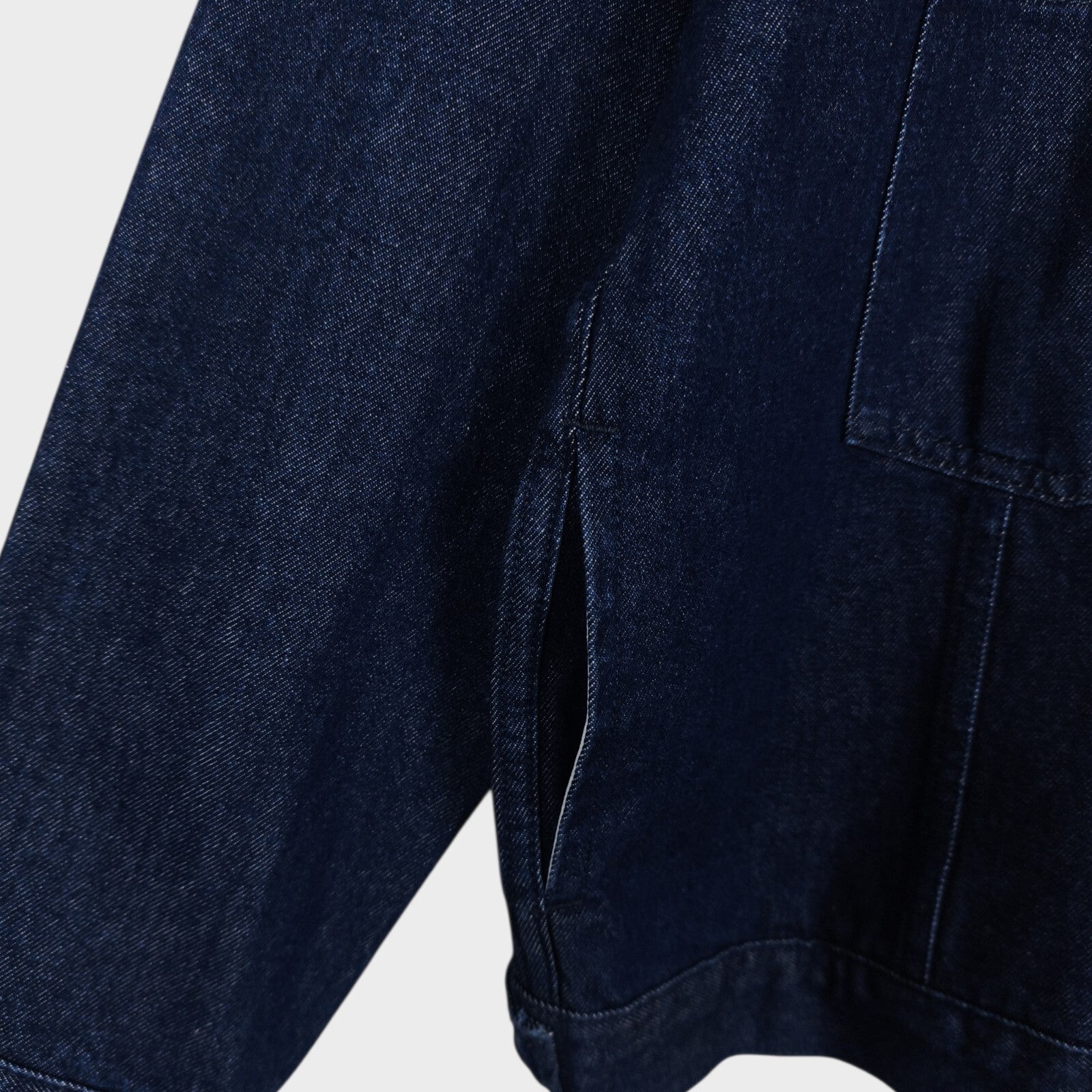 EDWIN Japan Men's Dark Blue Denim Trucker Jacket