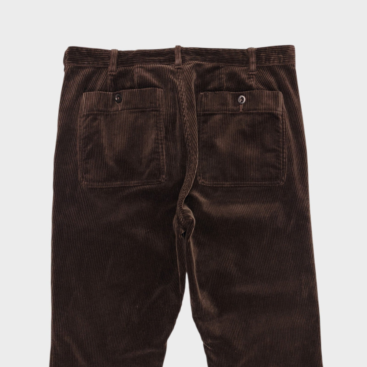 MHL MARGARET HOWELL Men's Brown Heavyweight Corduroy Trousers