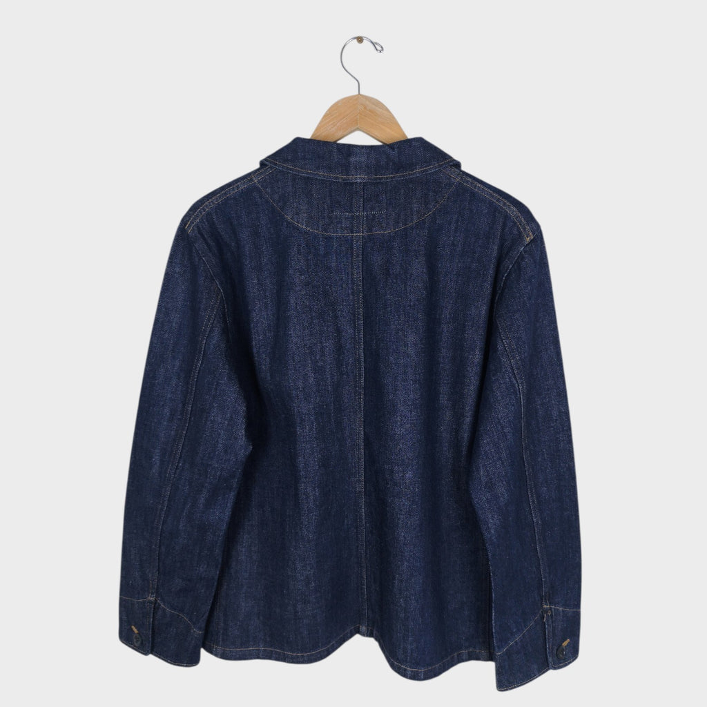 MHL MARGARET HOWELL Men's Canton Overalls Made in Japan Blue Denim Jacket