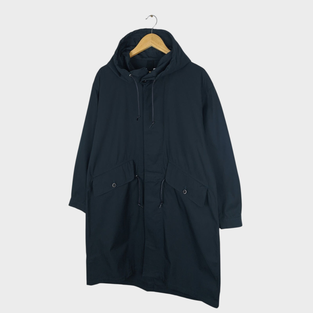 MHL MARGARET HOWELL Men's Dark Navy 100% Cotton Parka Jacket