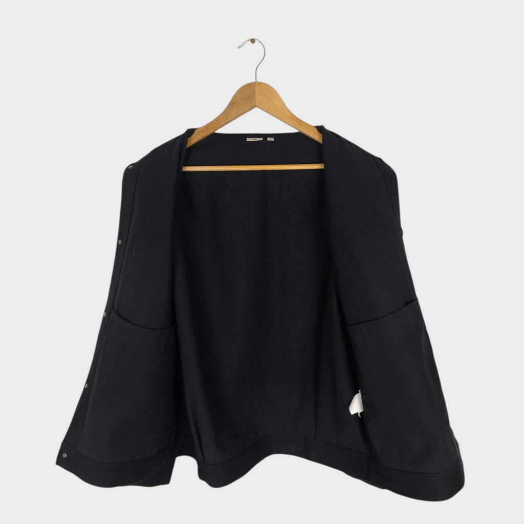 EDIFICE Men's Made in Japan Black Selvedge Denim Jacket