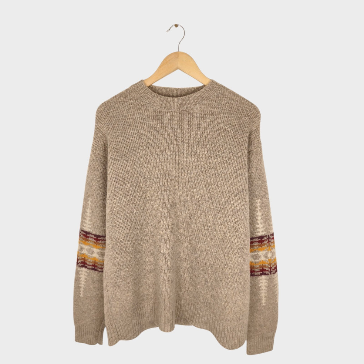 PENDLETON Men's Navajo Jacquard 100% Wool Jumper