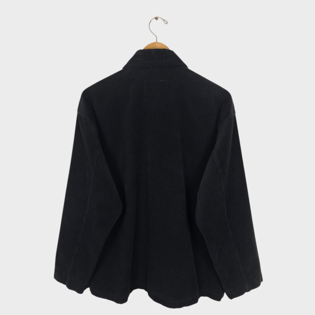MHL MARGARET HOWELL Men's Black Corduroy Overshirt Jacket