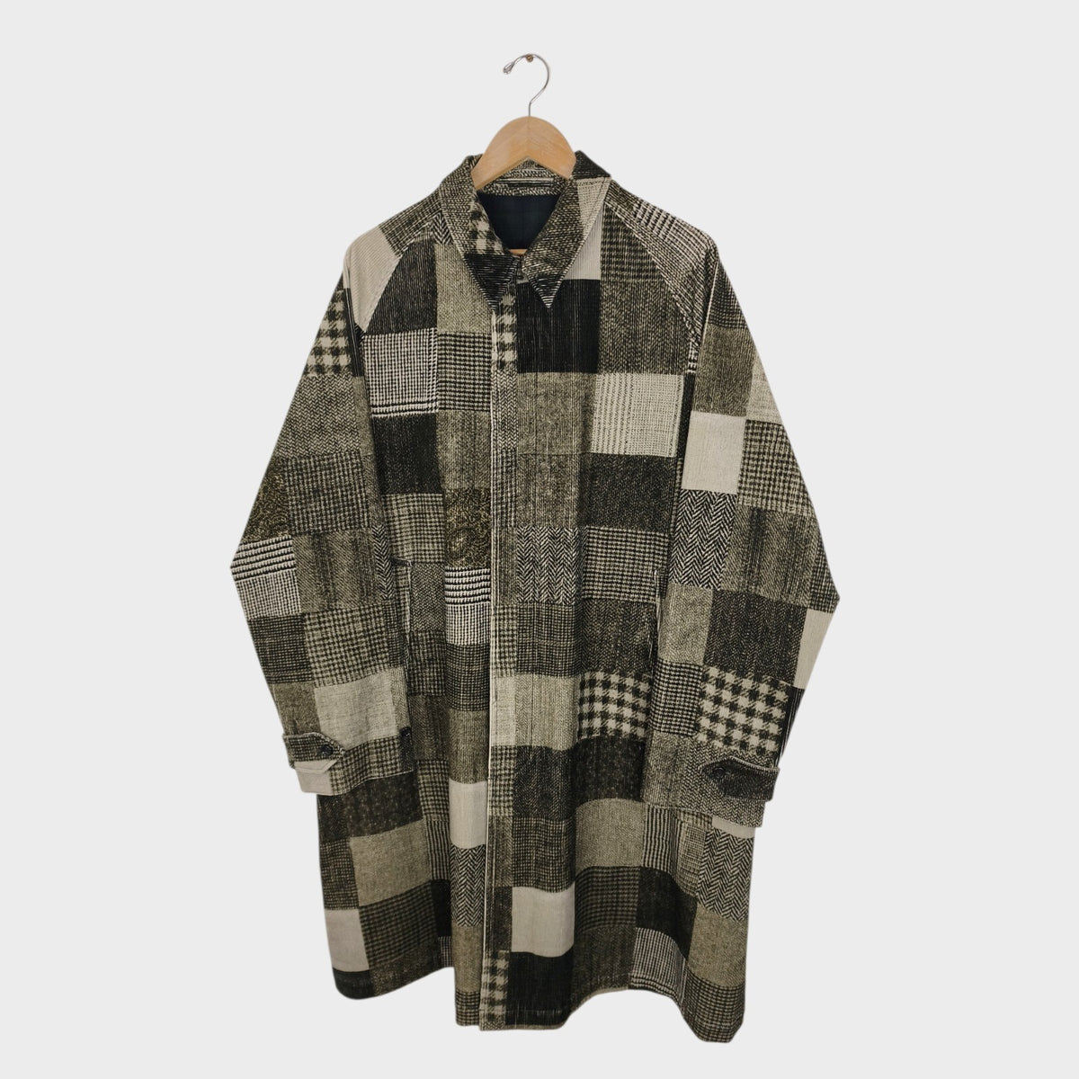 BEAMS PLUS Men's Patchwork Corduroy Coat