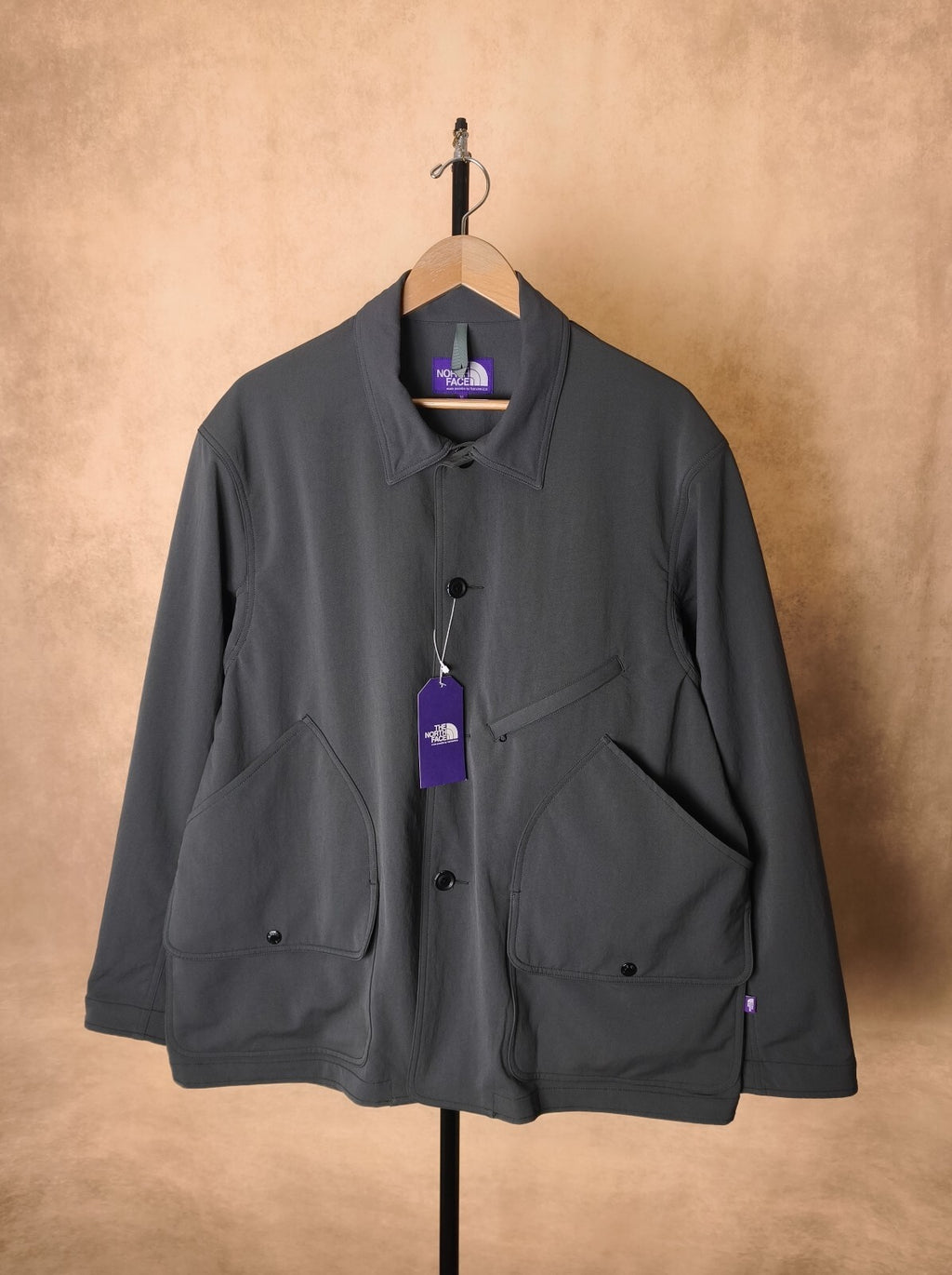 THE NORTH FACE PURPLE LABEL x NANAMICA Men's Grey Alphadry Jacket