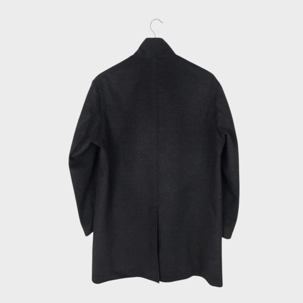 BEAMS B:MING Men's Windproof Stand Collar Tasmania Wool Blend Coat