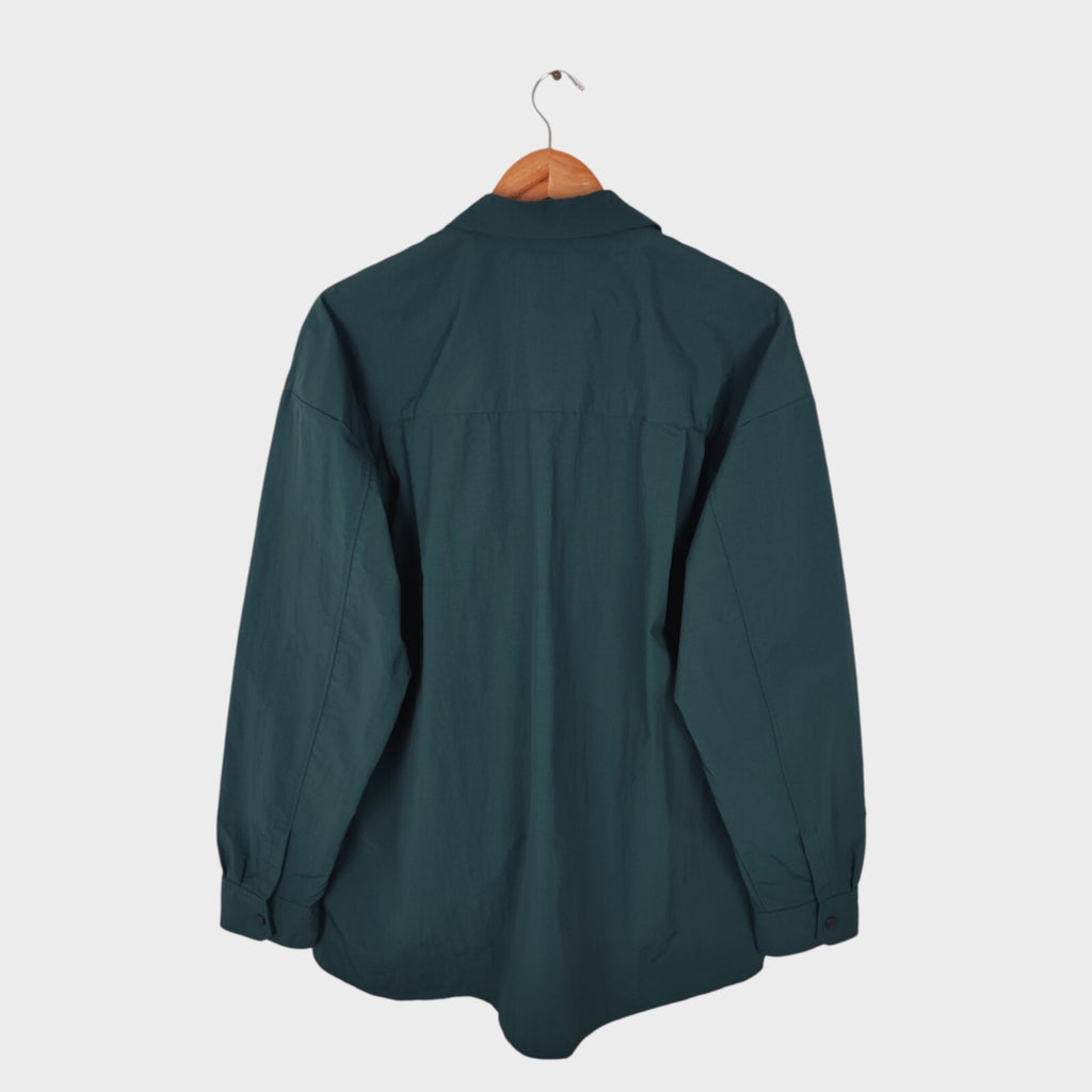 A+ TOKYO Men's Green Made in Japan Nylon Utility Jacket