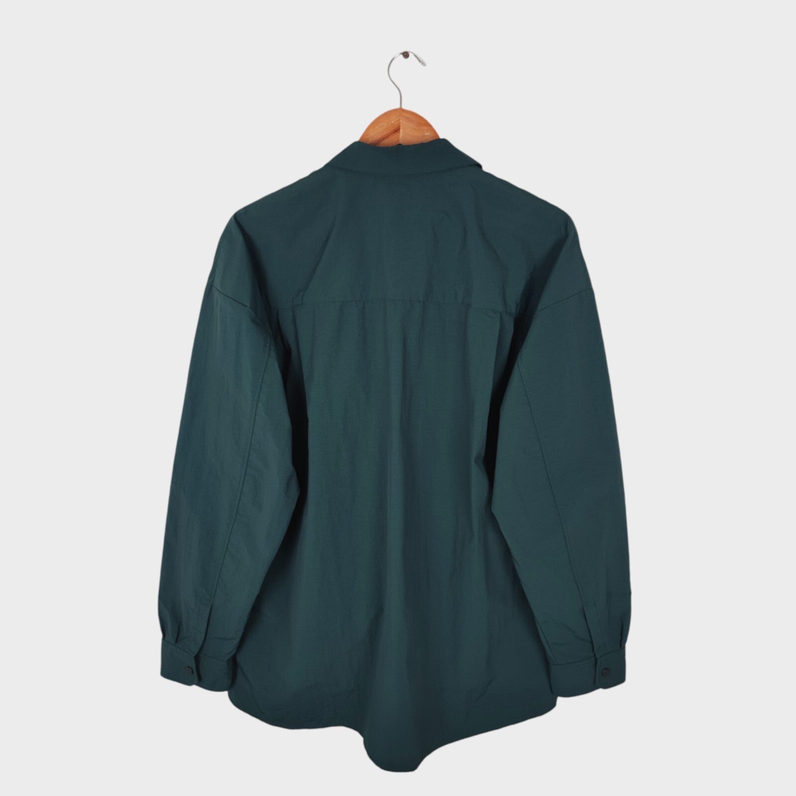 A+ TOKYO Men's Green Made in Japan Nylon Utility Jacket