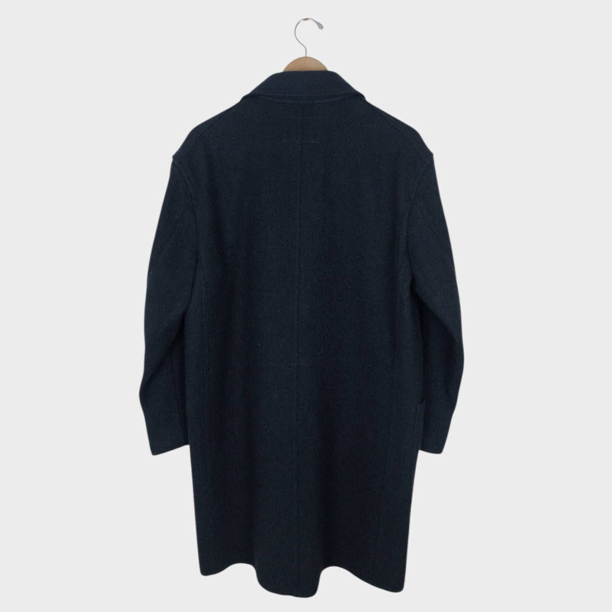 MHL MARGARET HOWELLL Men's Dark Navy Heavyweight 100% Wool Coat