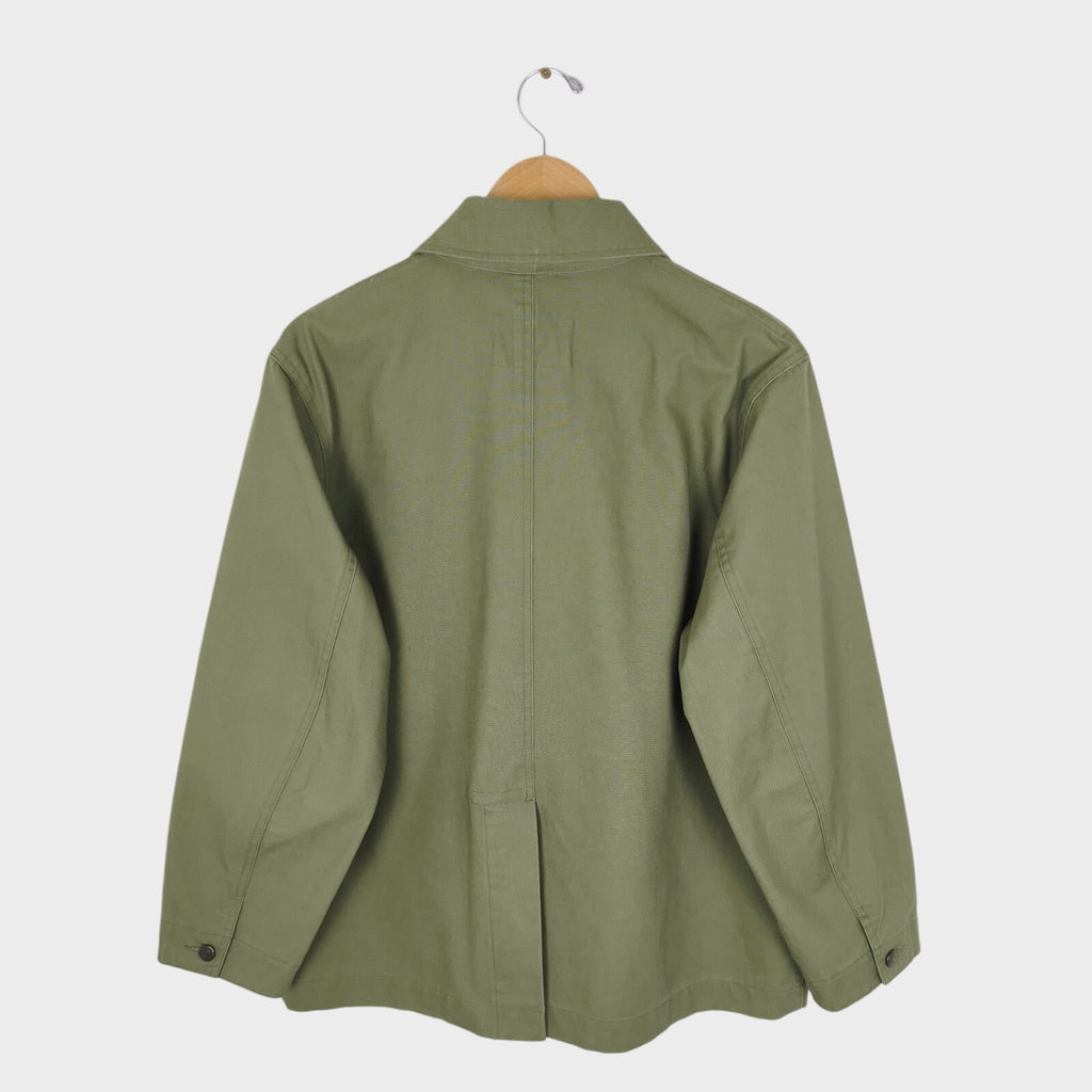 MHL MARGARET HOWELL Men's Light Green Heavyweight Cotton Chore Jacket